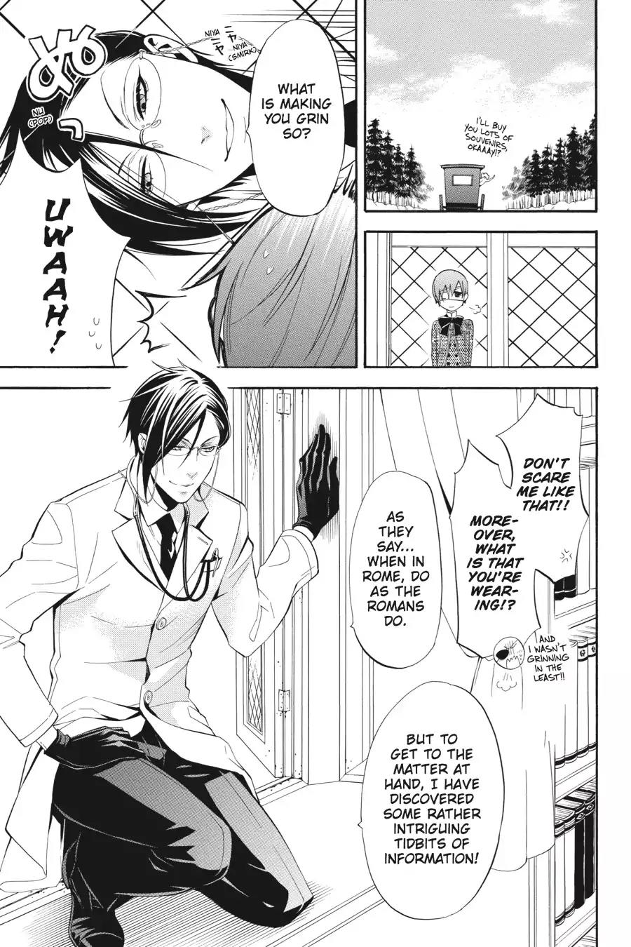 Kuroshitsuji Chapter 51 page 17 - Chapter 51: At night: The Butler, Setting Sail