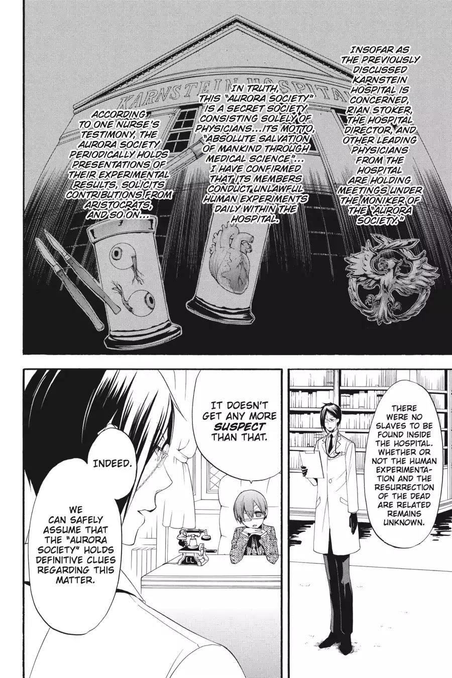 Kuroshitsuji Chapter 51 page 18 - Chapter 51: At night: The Butler, Setting Sail