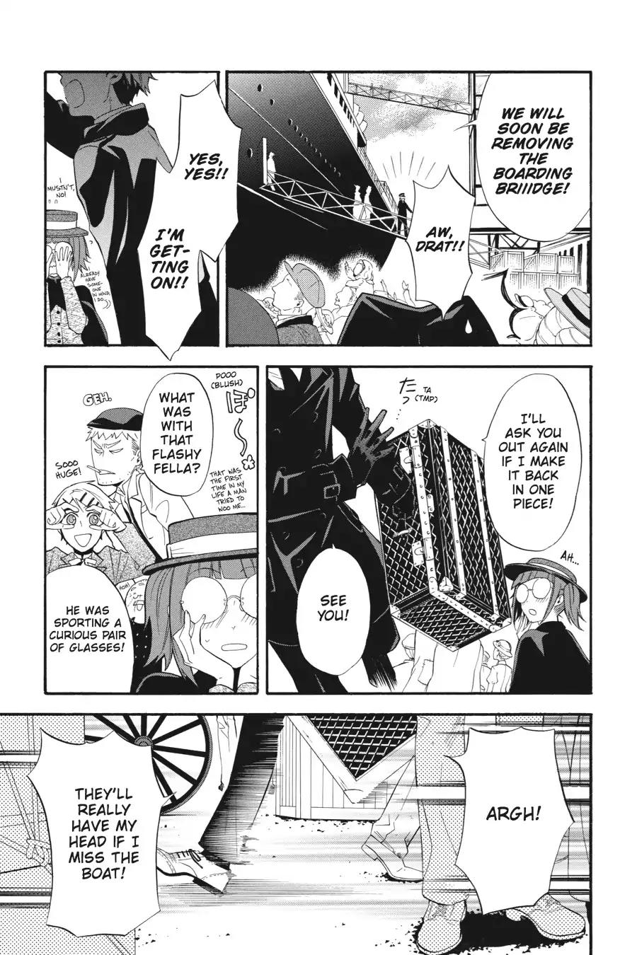 Kuroshitsuji Chapter 51 page 23 - Chapter 51: At night: The Butler, Setting Sail
