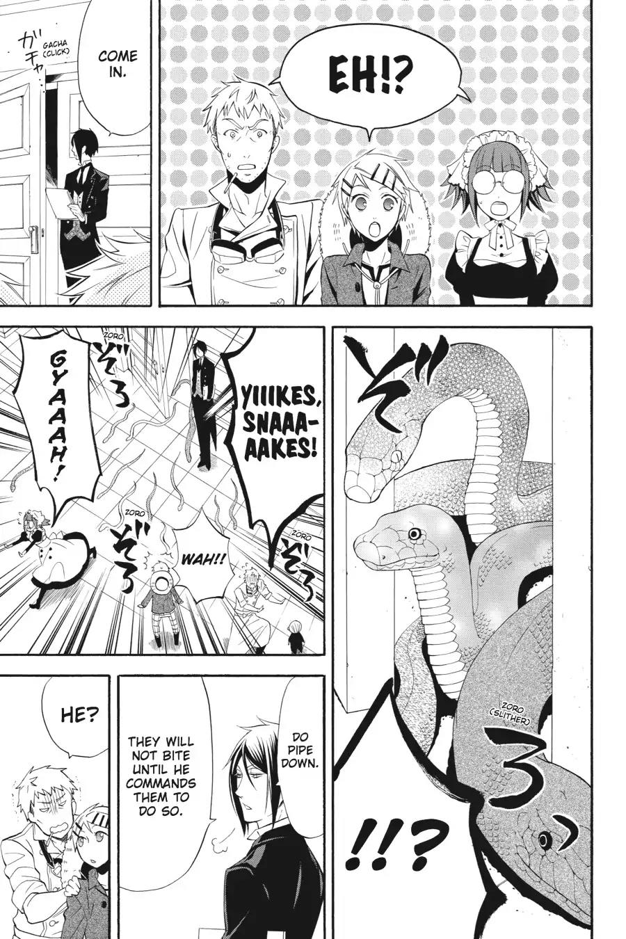 Kuroshitsuji Chapter 51 page 5 - Chapter 51: At night: The Butler, Setting Sail