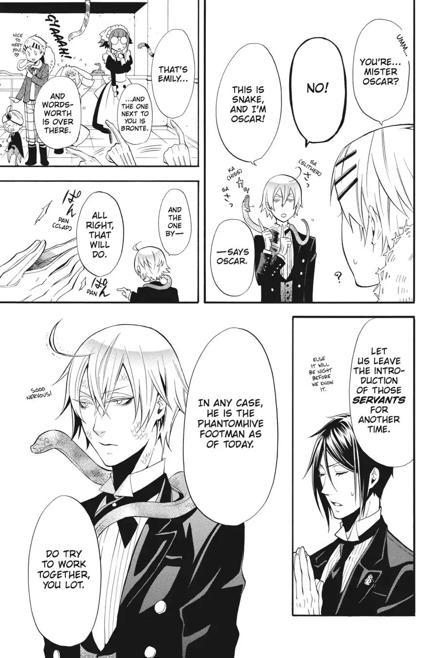Kuroshitsuji Chapter 51 page 7 - Chapter 51: At night: The Butler, Setting Sail
