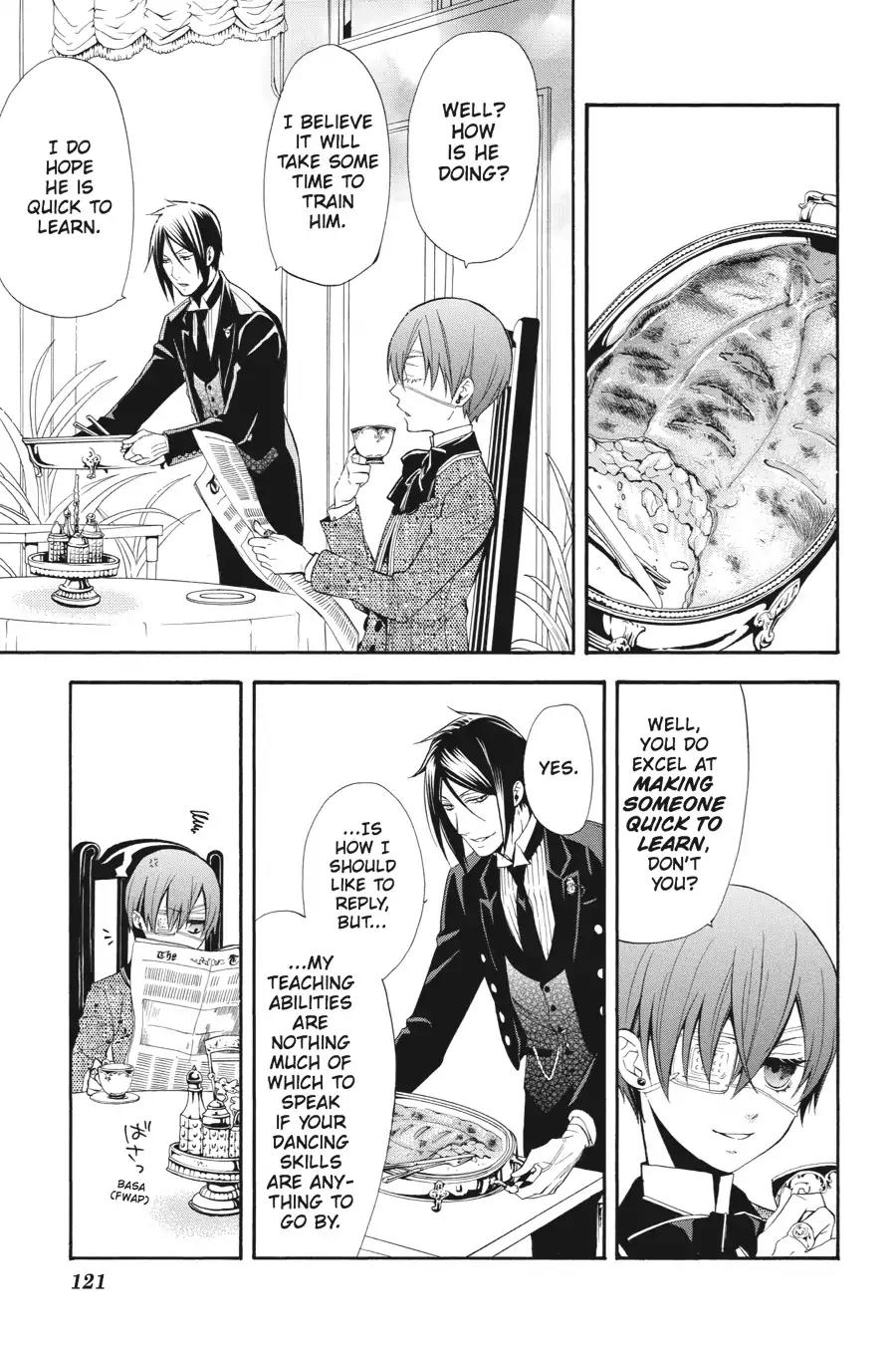 Kuroshitsuji Chapter 51 page 9 - Chapter 51: At night: The Butler, Setting Sail