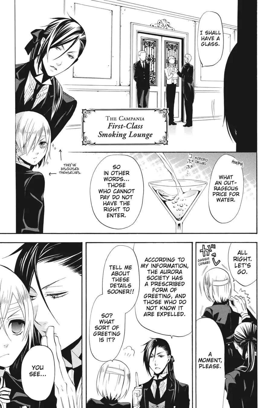 Kuroshitsuji Chapter 52 page 13 - Chapter 52: At midnight: The Butler, At the Helm
