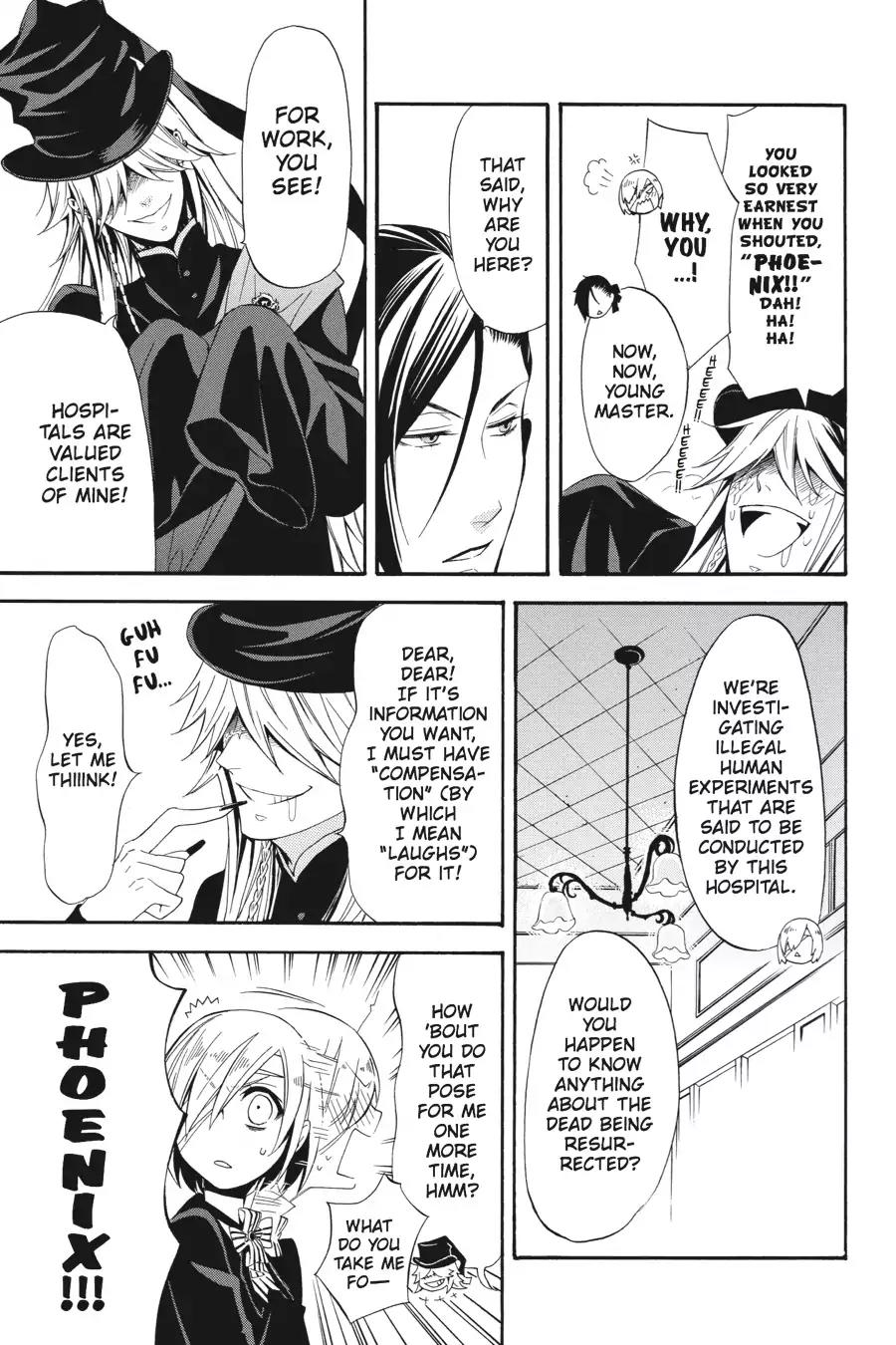 Kuroshitsuji Chapter 52 page 19 - Chapter 52: At midnight: The Butler, At the Helm
