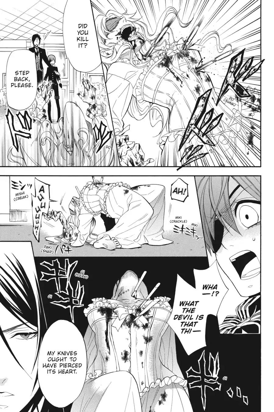Kuroshitsuji Chapter 52 page 33 - Chapter 52: At midnight: The Butler, At the Helm