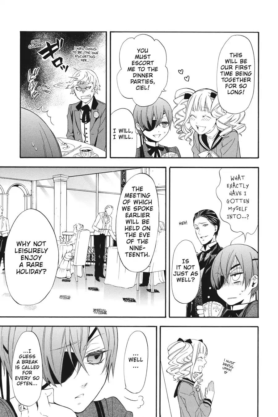 Kuroshitsuji Chapter 52 page 5 - Chapter 52: At midnight: The Butler, At the Helm