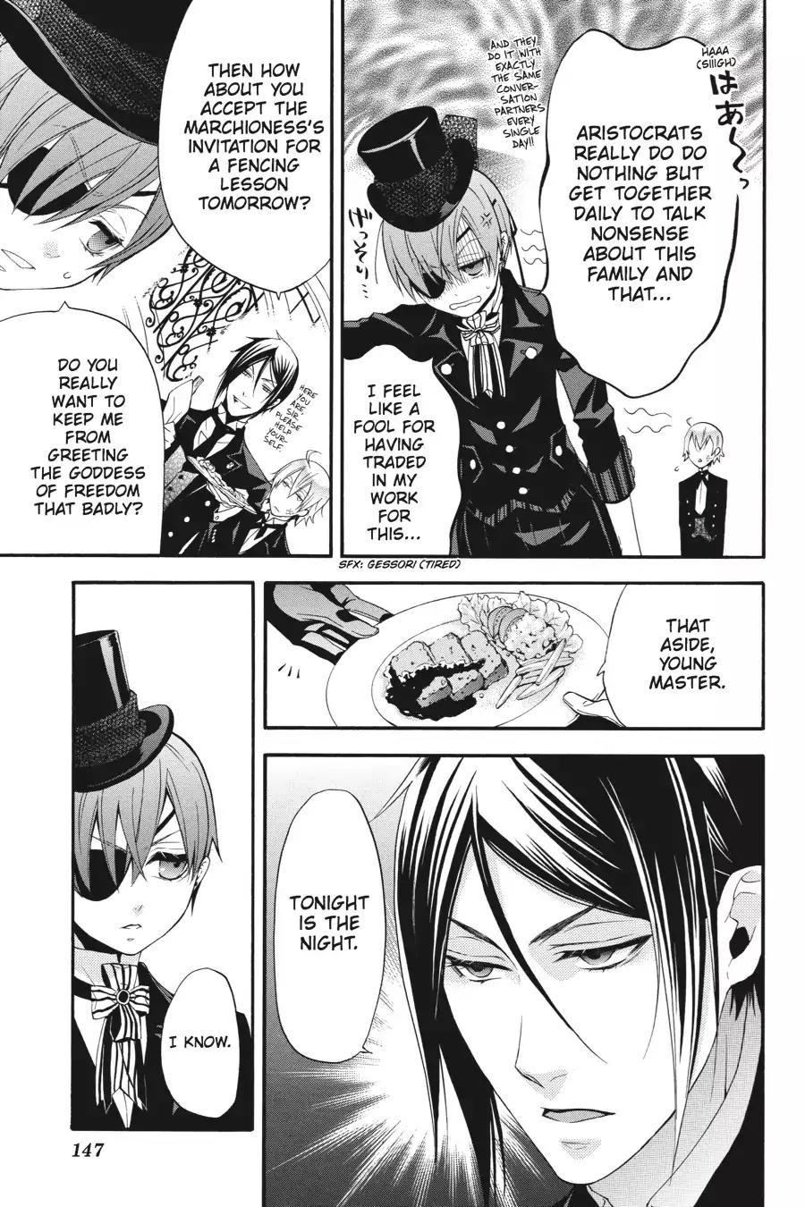 Kuroshitsuji Chapter 52 page 7 - Chapter 52: At midnight: The Butler, At the Helm