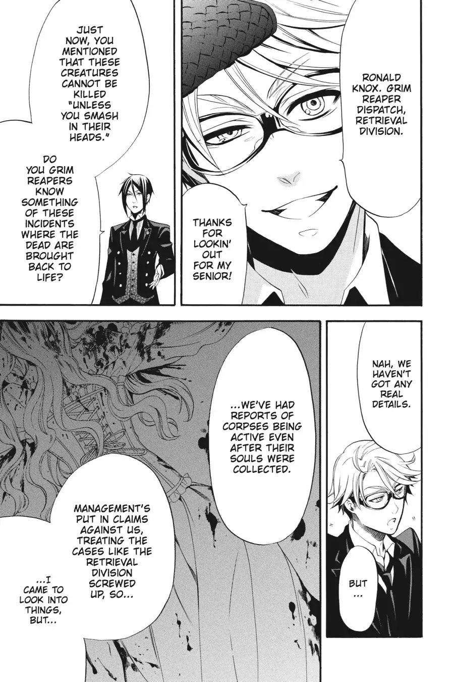 Kuroshitsuji Chapter 53 page 14 - Chapter 53: In the morning: The Butler, In the Fray