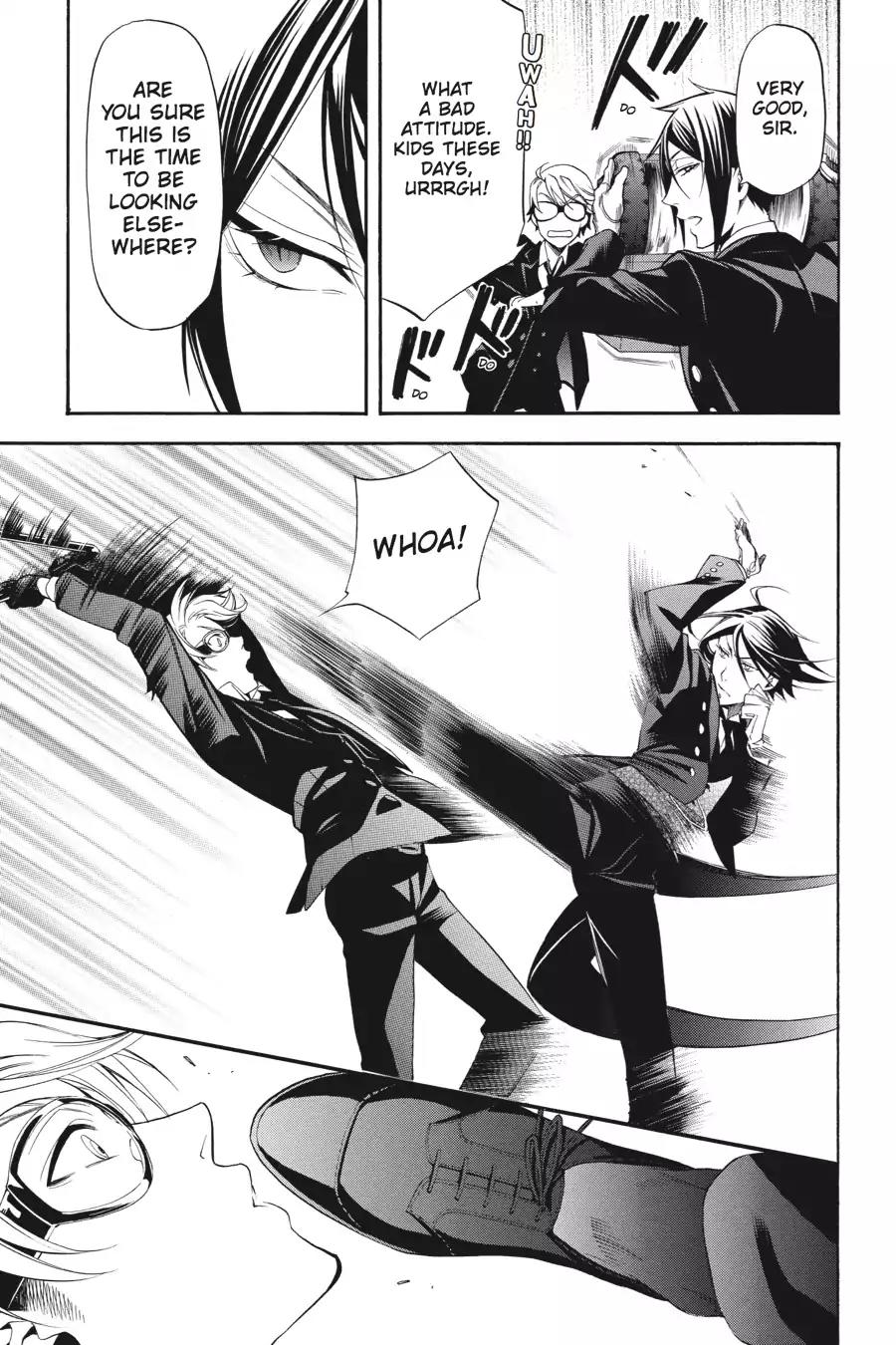 Kuroshitsuji Chapter 53 page 18 - Chapter 53: In the morning: The Butler, In the Fray