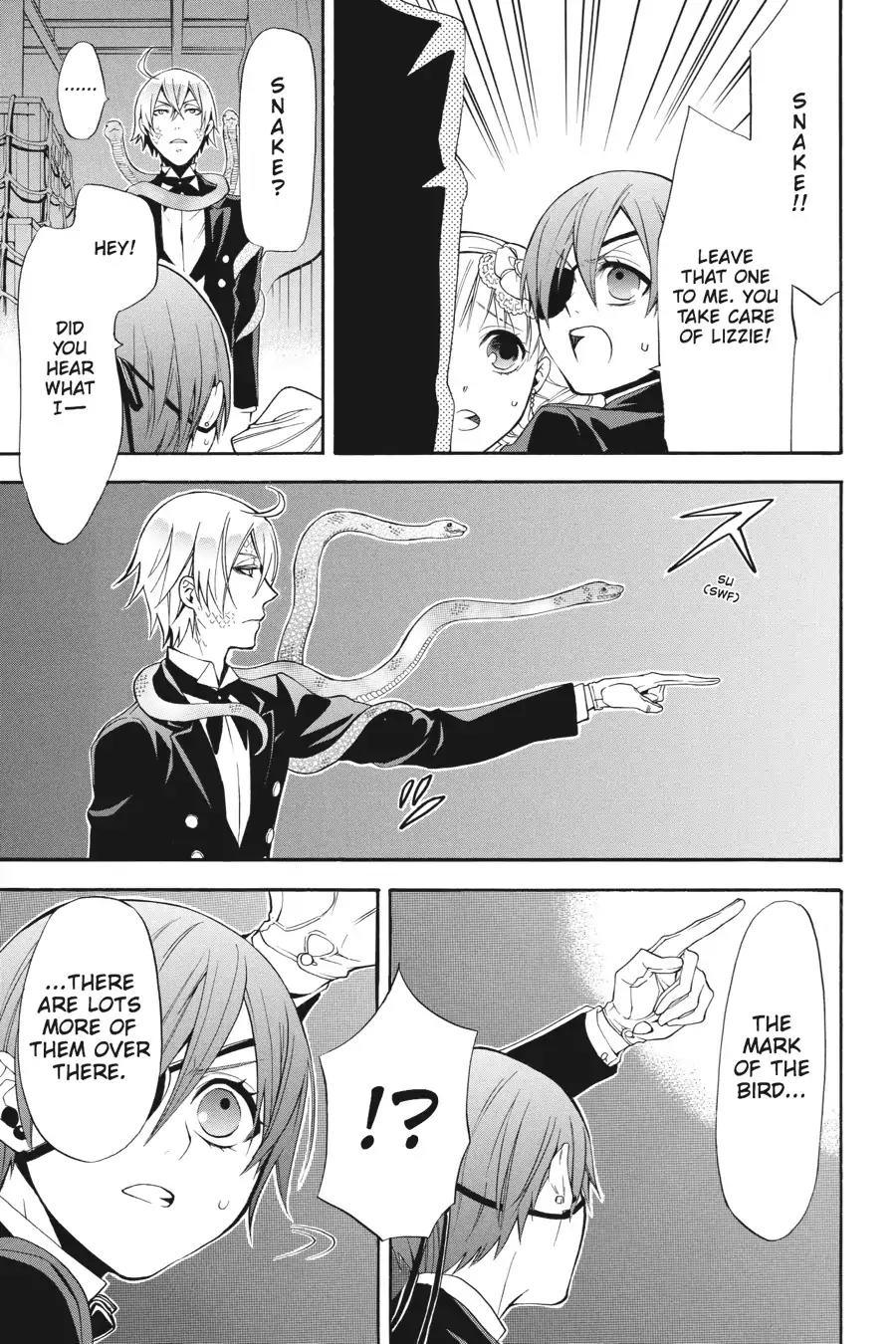 Kuroshitsuji Chapter 53 page 32 - Chapter 53: In the morning: The Butler, In the Fray
