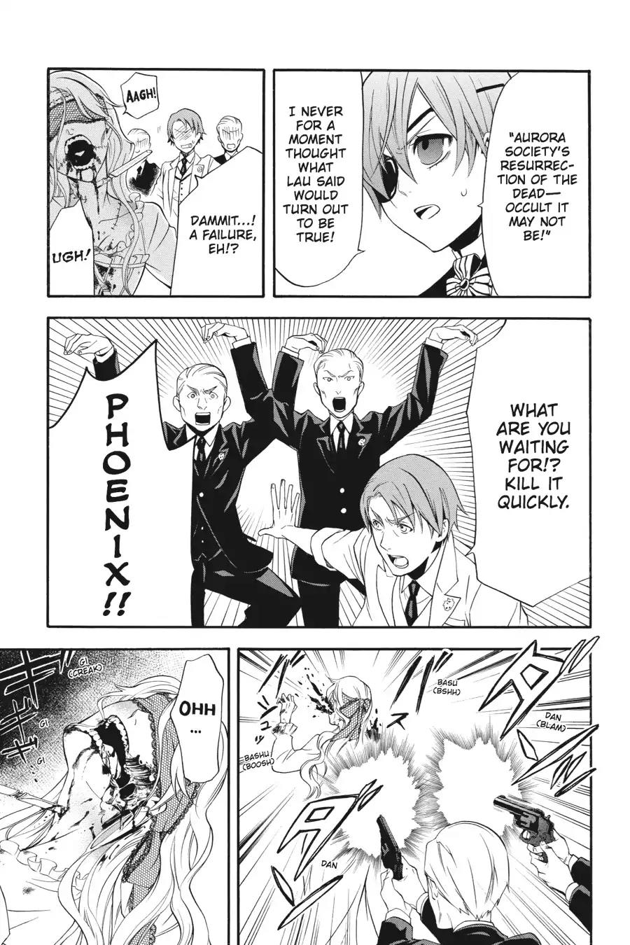 Kuroshitsuji Chapter 53 page 6 - Chapter 53: In the morning: The Butler, In the Fray