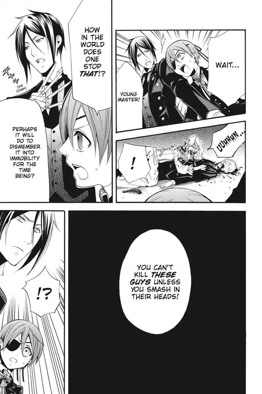 Kuroshitsuji Chapter 53 page 8 - Chapter 53: In the morning: The Butler, In the Fray