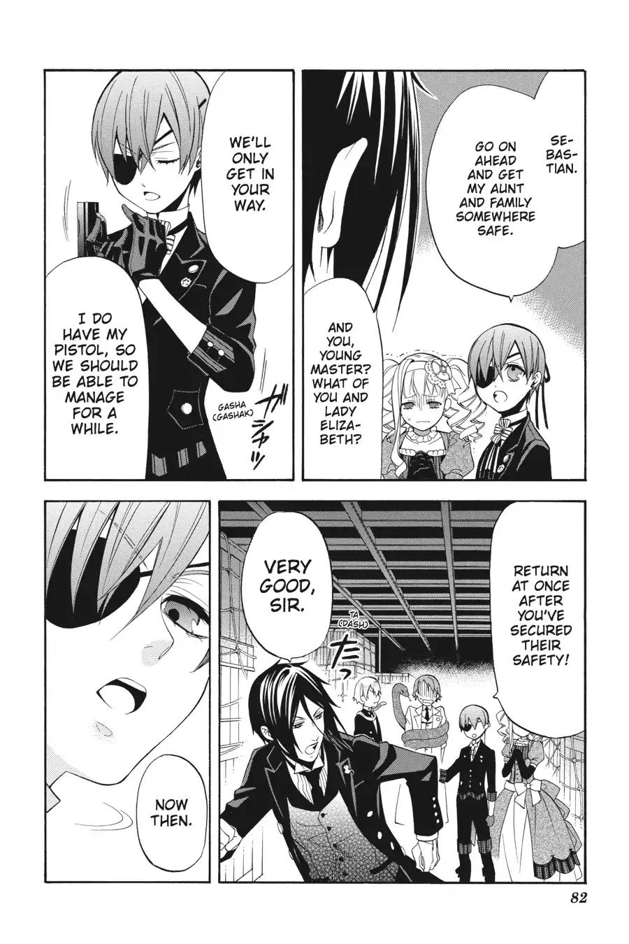 Kuroshitsuji Chapter 55 page 10 - Chapter 55: In the afternoon: The Butler, In Vain