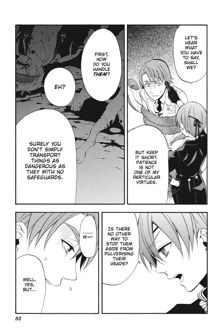 Kuroshitsuji Chapter 55 page 11 - Chapter 55: In the afternoon: The Butler, In Vain