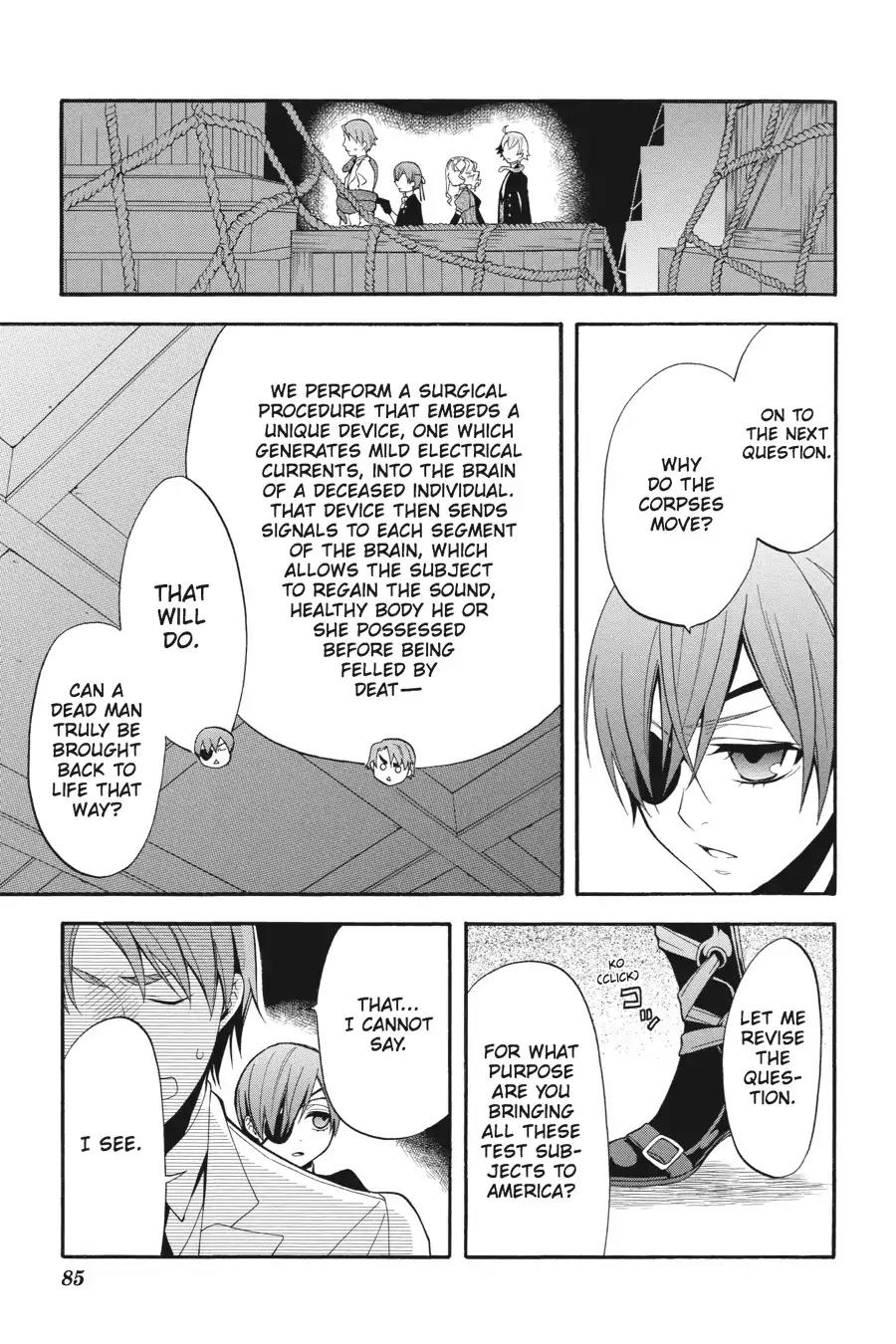 Kuroshitsuji Chapter 55 page 13 - Chapter 55: In the afternoon: The Butler, In Vain