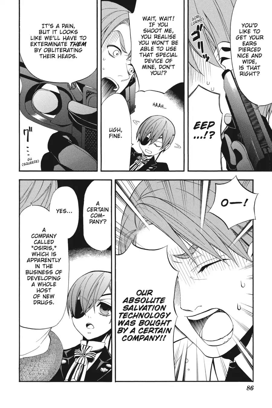 Kuroshitsuji Chapter 55 page 14 - Chapter 55: In the afternoon: The Butler, In Vain