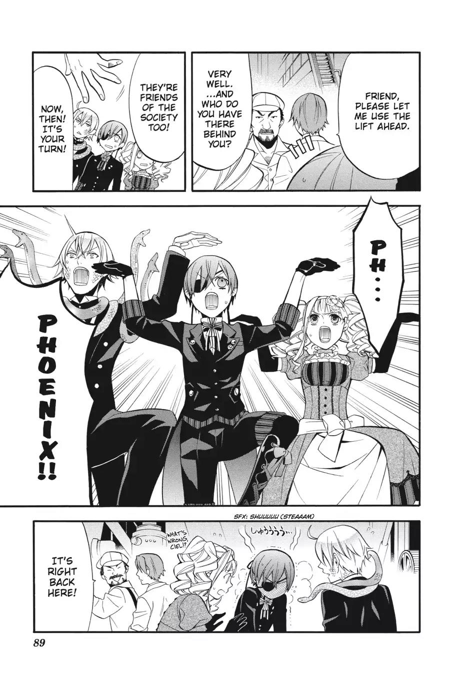 Kuroshitsuji Chapter 55 page 17 - Chapter 55: In the afternoon: The Butler, In Vain