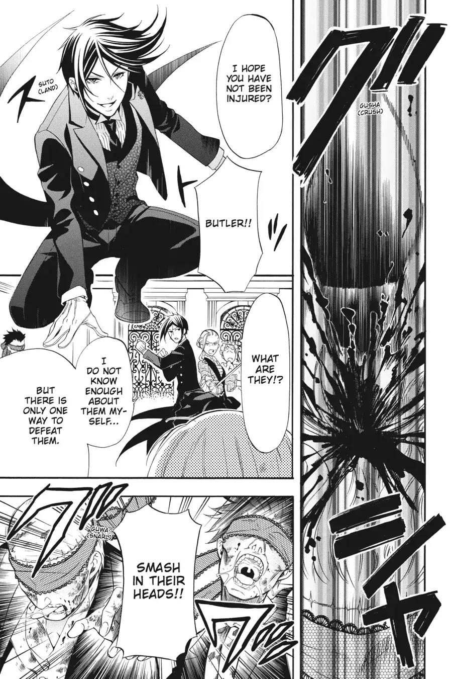 Kuroshitsuji Chapter 55 page 19 - Chapter 55: In the afternoon: The Butler, In Vain