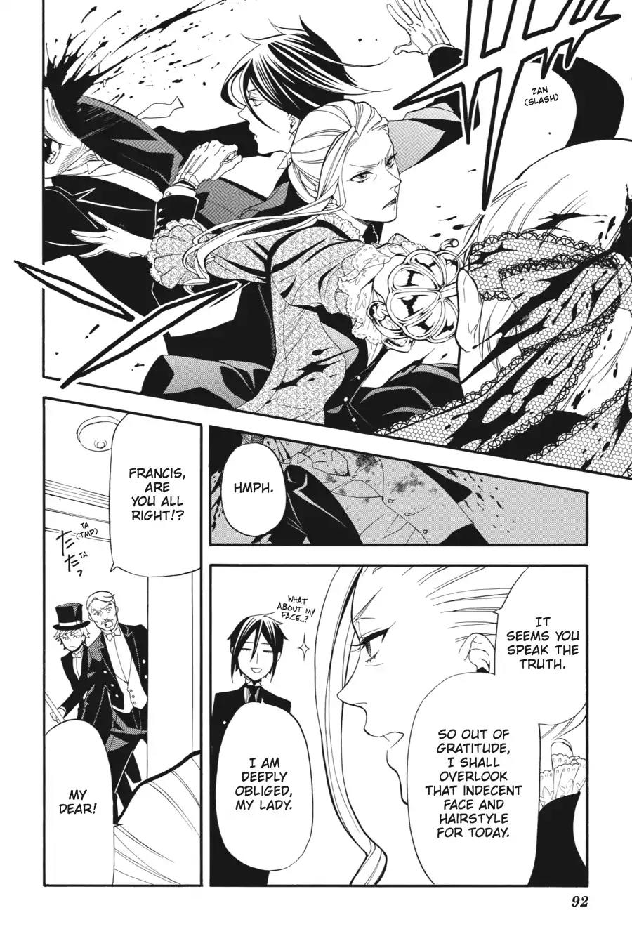 Kuroshitsuji Chapter 55 page 20 - Chapter 55: In the afternoon: The Butler, In Vain