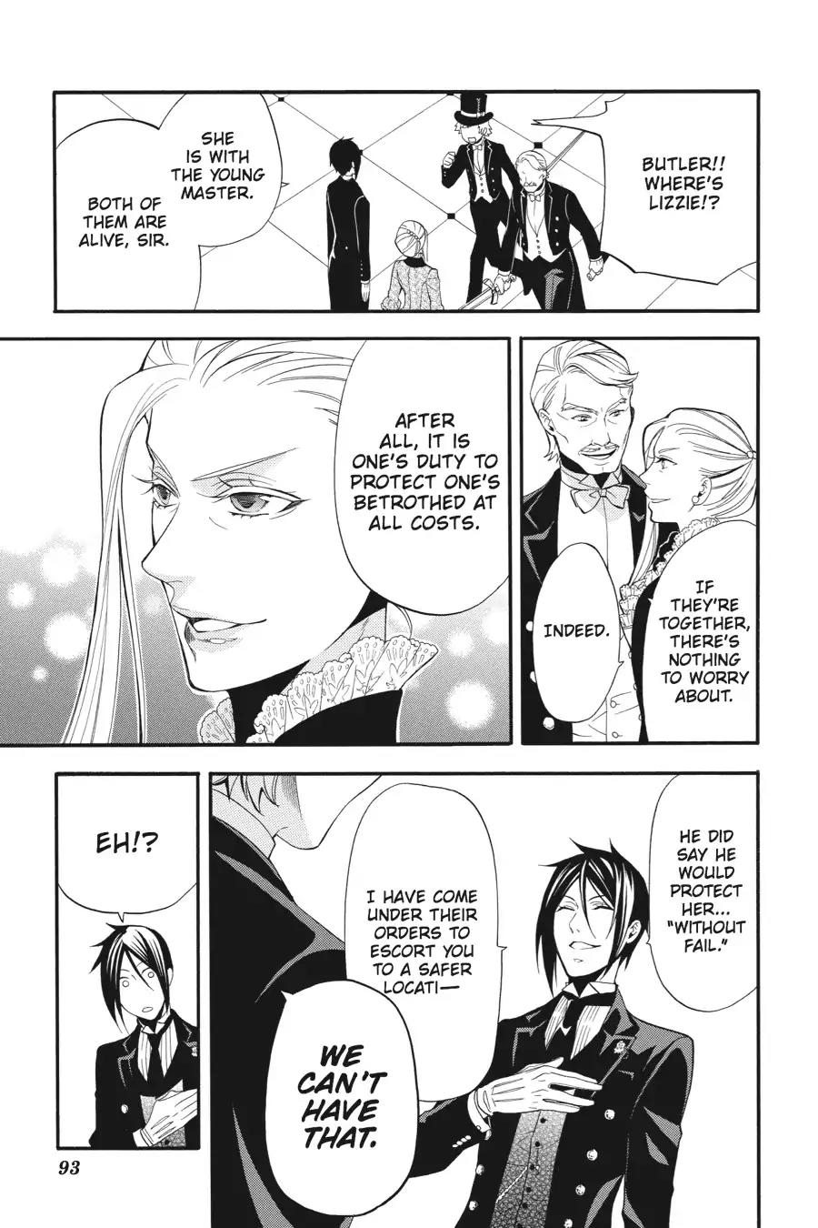 Kuroshitsuji Chapter 55 page 21 - Chapter 55: In the afternoon: The Butler, In Vain
