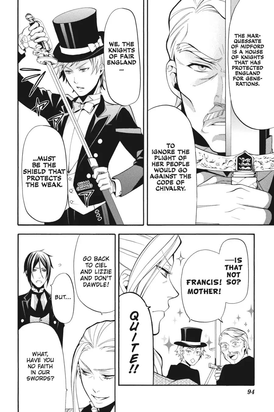 Kuroshitsuji Chapter 55 page 22 - Chapter 55: In the afternoon: The Butler, In Vain