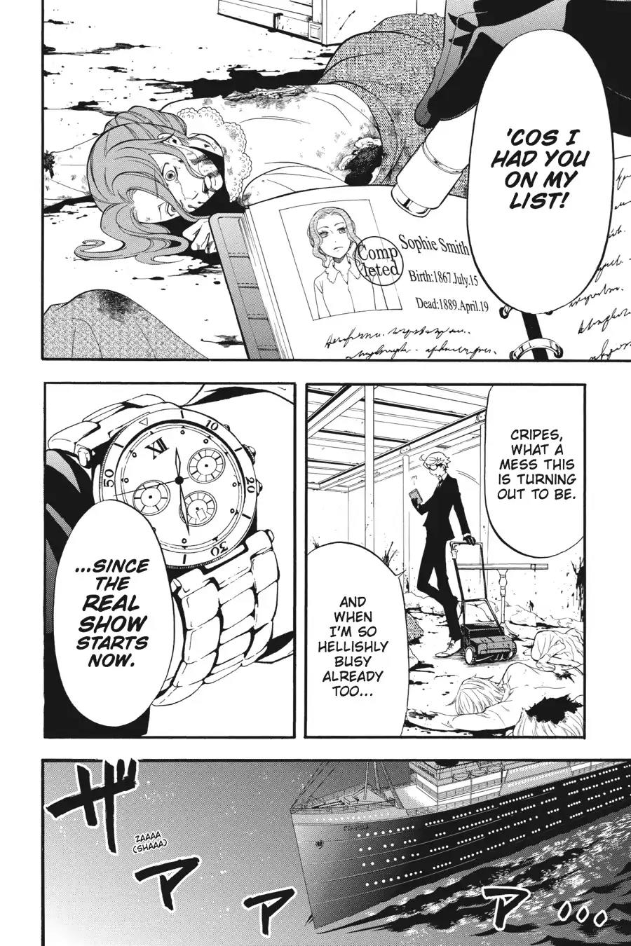 Kuroshitsuji Chapter 55 page 24 - Chapter 55: In the afternoon: The Butler, In Vain