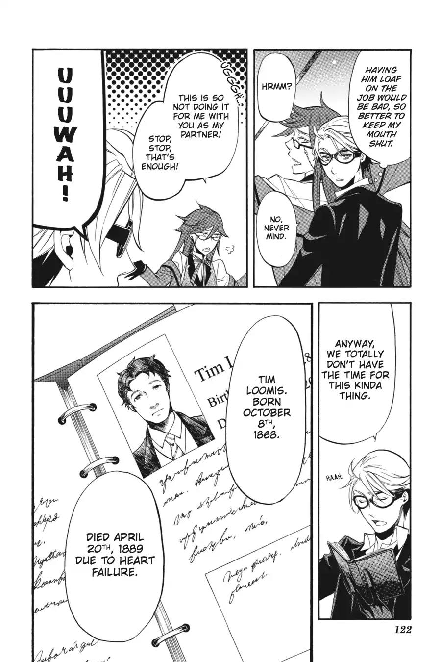 Kuroshitsuji Chapter 56 page 12 - Chapter 56: At night: The Butler, Guessing