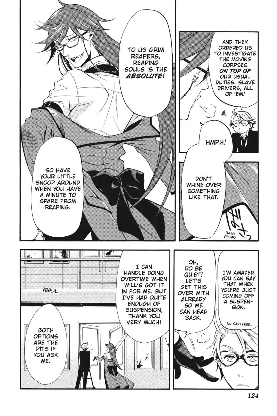 Kuroshitsuji Chapter 56 page 14 - Chapter 56: At night: The Butler, Guessing