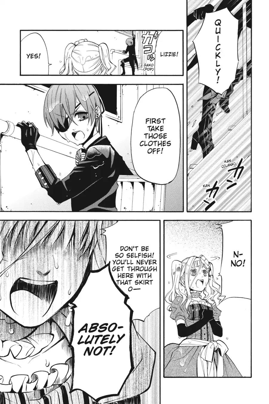 Kuroshitsuji Chapter 56 page 21 - Chapter 56: At night: The Butler, Guessing