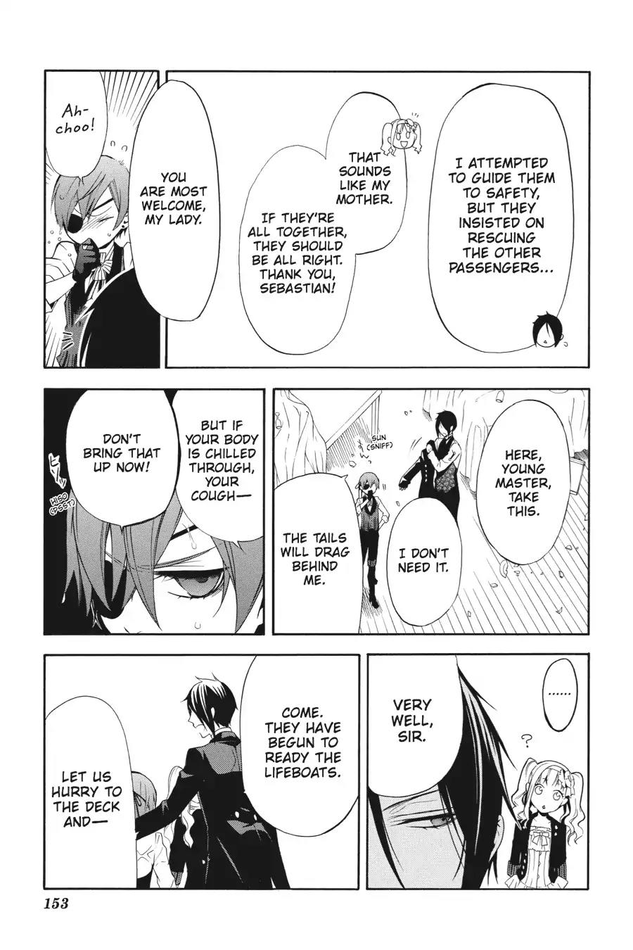 Kuroshitsuji Chapter 57 page 13 - Chapter 57: At midnight: The Butler, Struggling