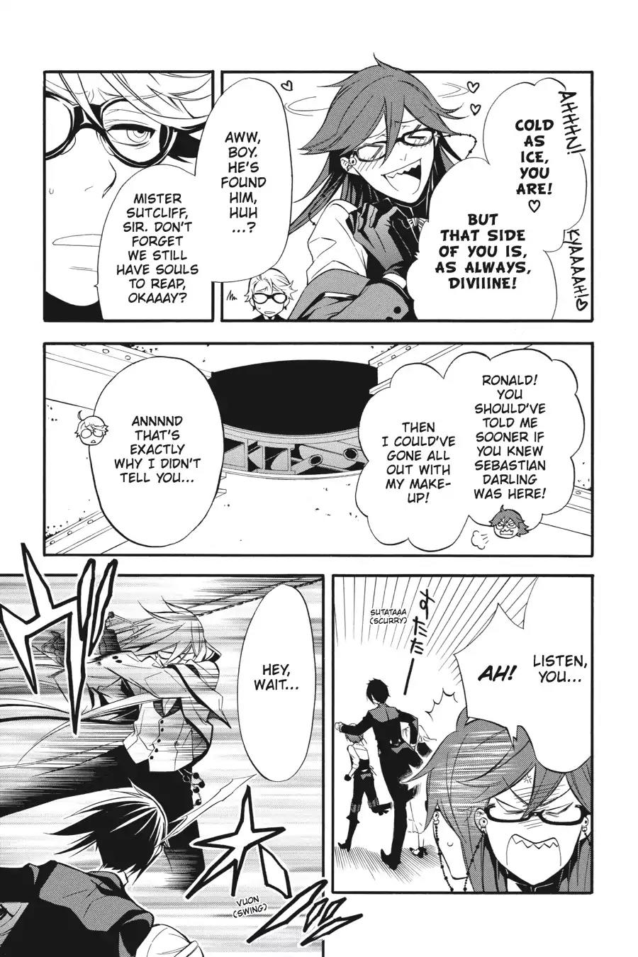 Kuroshitsuji Chapter 57 page 17 - Chapter 57: At midnight: The Butler, Struggling