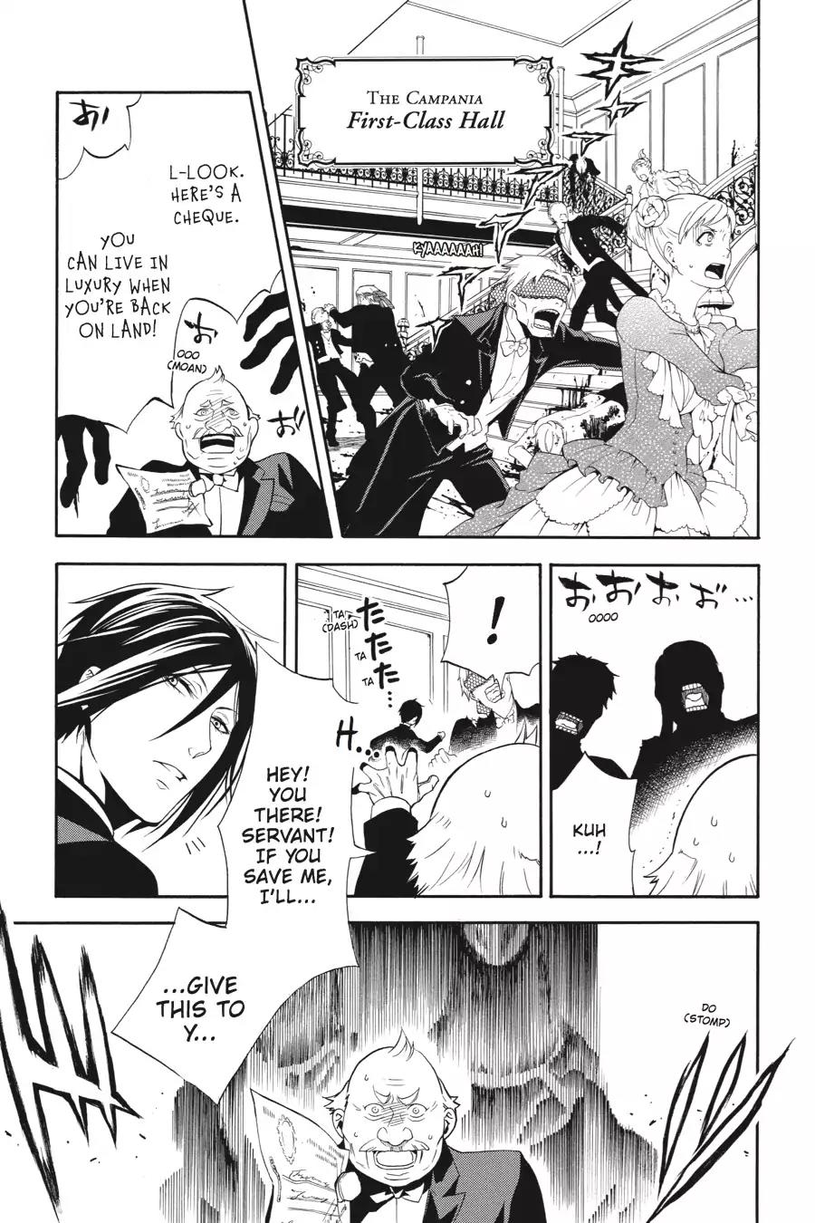 Kuroshitsuji Chapter 57 page 3 - Chapter 57: At midnight: The Butler, Struggling