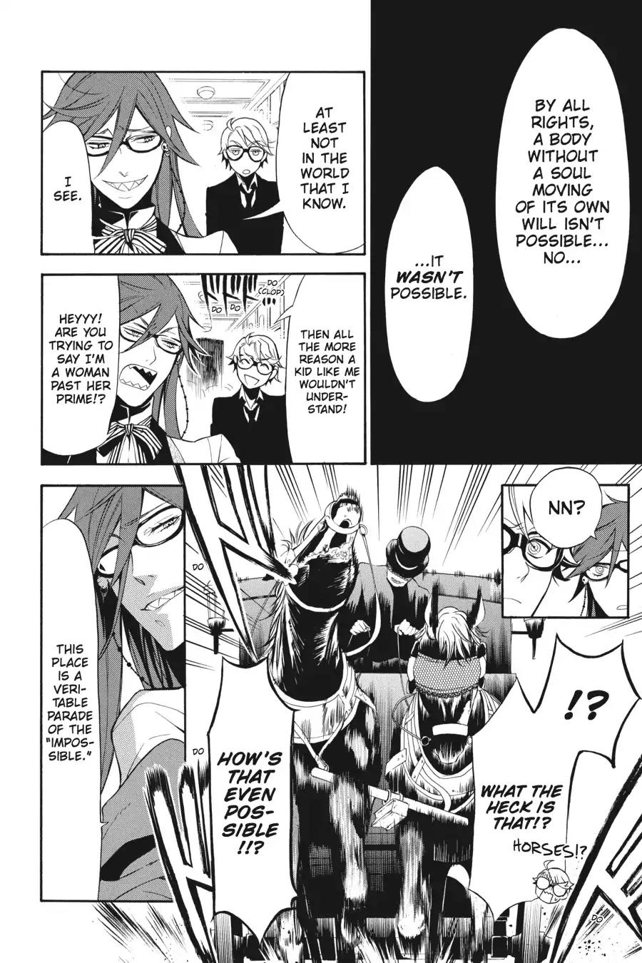 Kuroshitsuji Chapter 57 page 8 - Chapter 57: At midnight: The Butler, Struggling