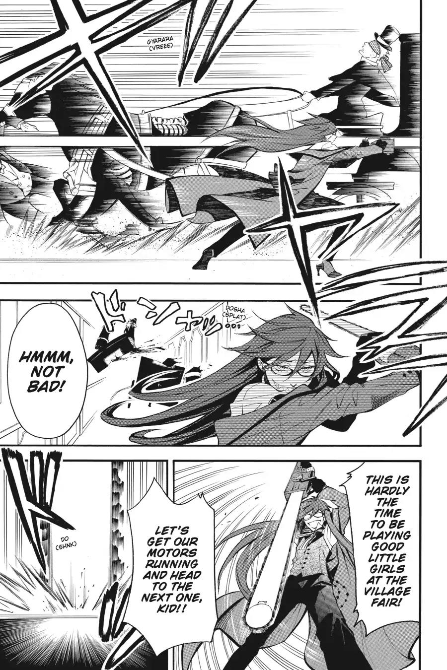 Kuroshitsuji Chapter 57 page 9 - Chapter 57: At midnight: The Butler, Struggling