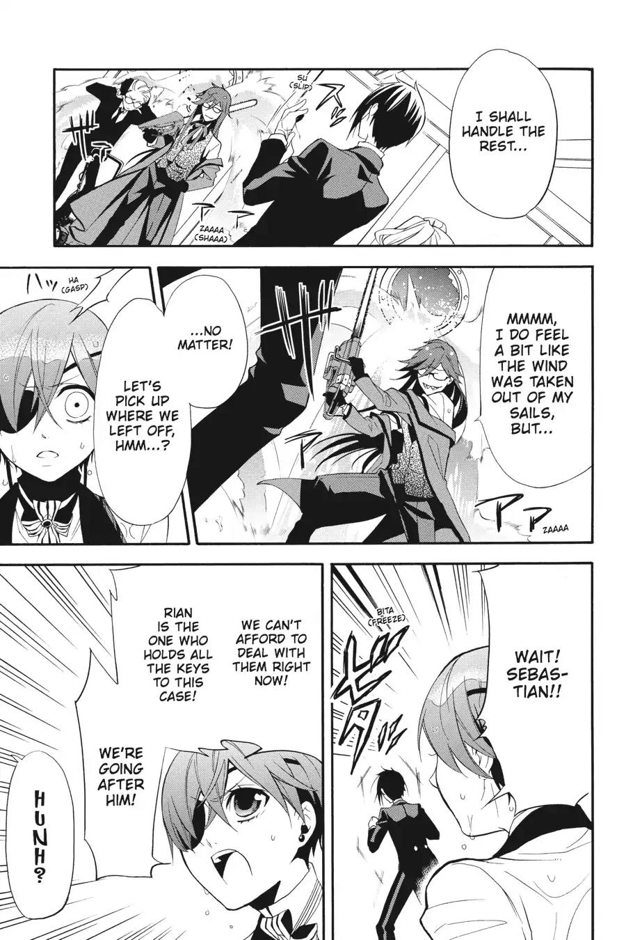 Kuroshitsuji Chapter 58 page 24 - Chapter 58: In the morning: The Butler, Knifehand