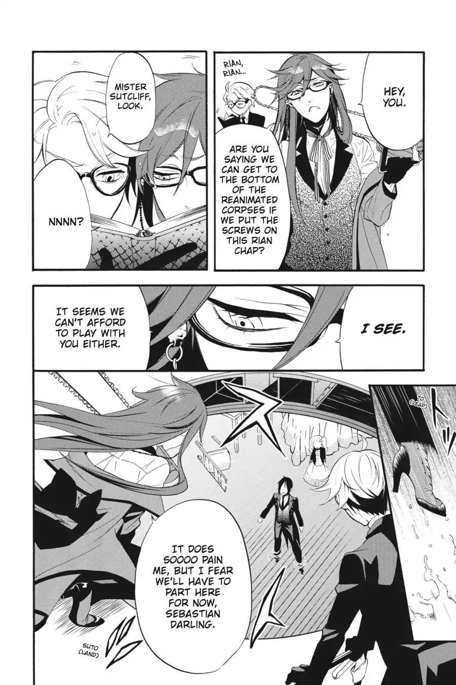 Kuroshitsuji Chapter 58 page 25 - Chapter 58: In the morning: The Butler, Knifehand
