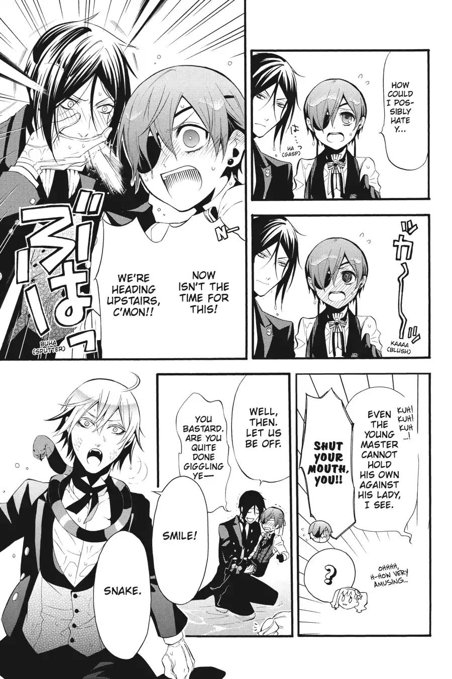 Kuroshitsuji Chapter 58 page 28 - Chapter 58: In the morning: The Butler, Knifehand