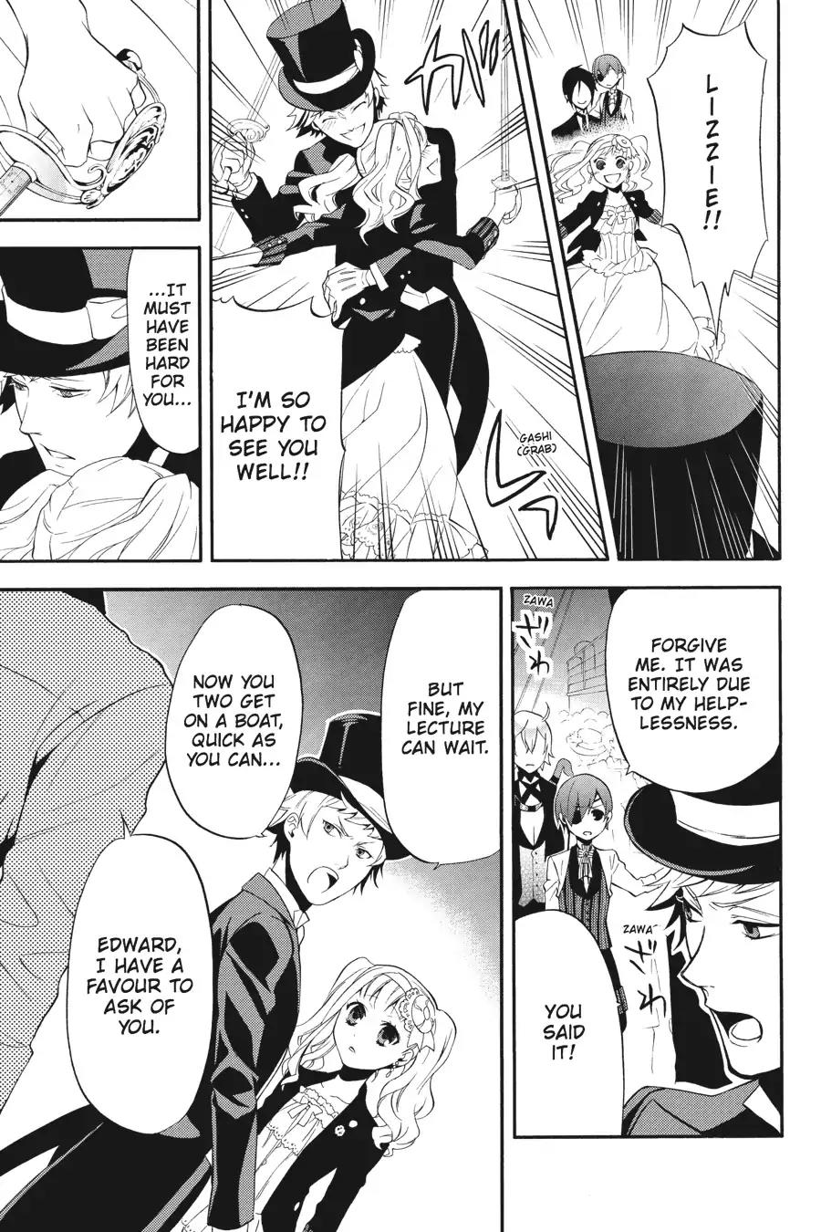 Kuroshitsuji Chapter 58 page 30 - Chapter 58: In the morning: The Butler, Knifehand