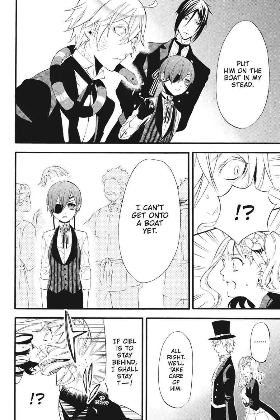 Kuroshitsuji Chapter 58 page 31 - Chapter 58: In the morning: The Butler, Knifehand