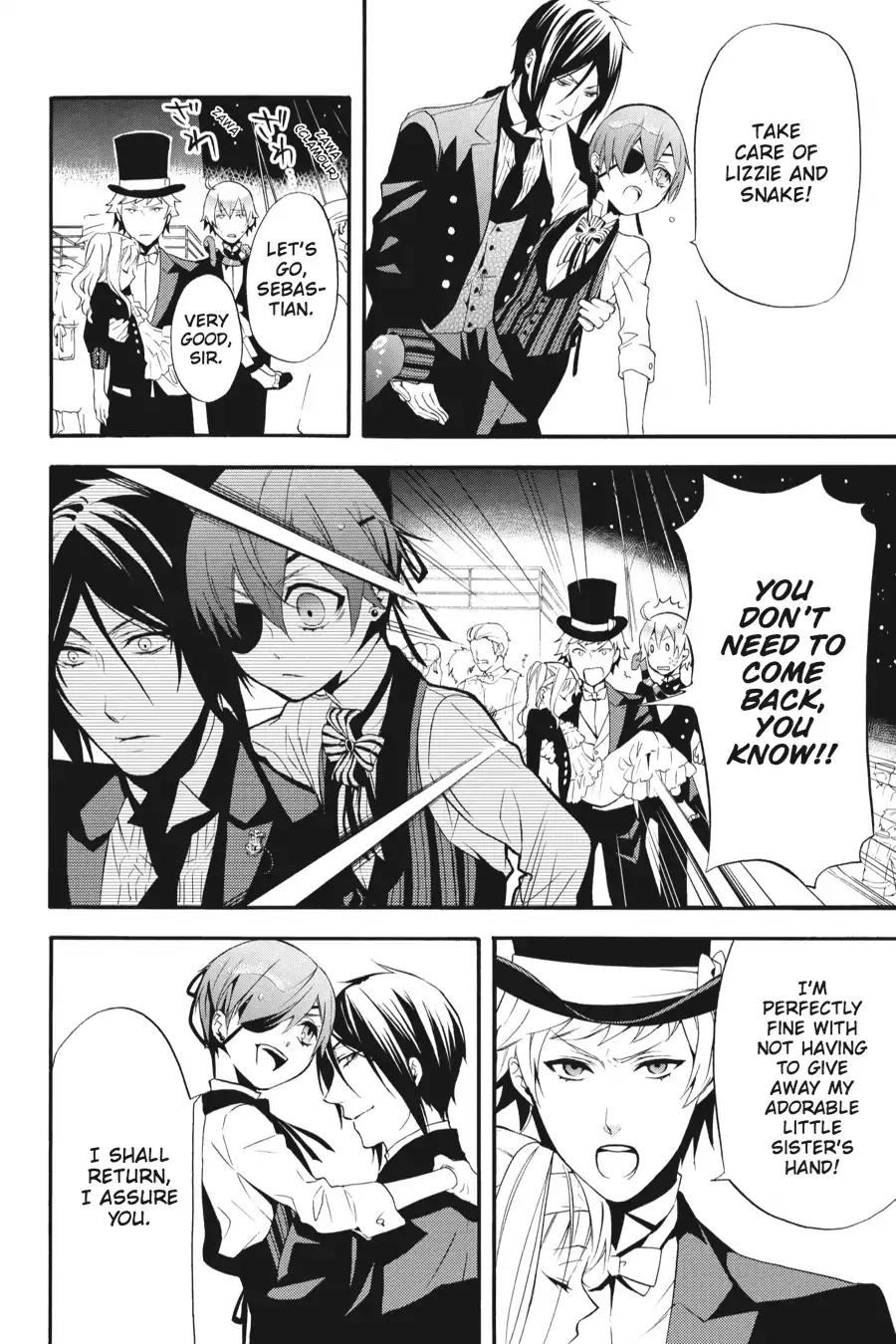 Kuroshitsuji Chapter 58 page 33 - Chapter 58: In the morning: The Butler, Knifehand
