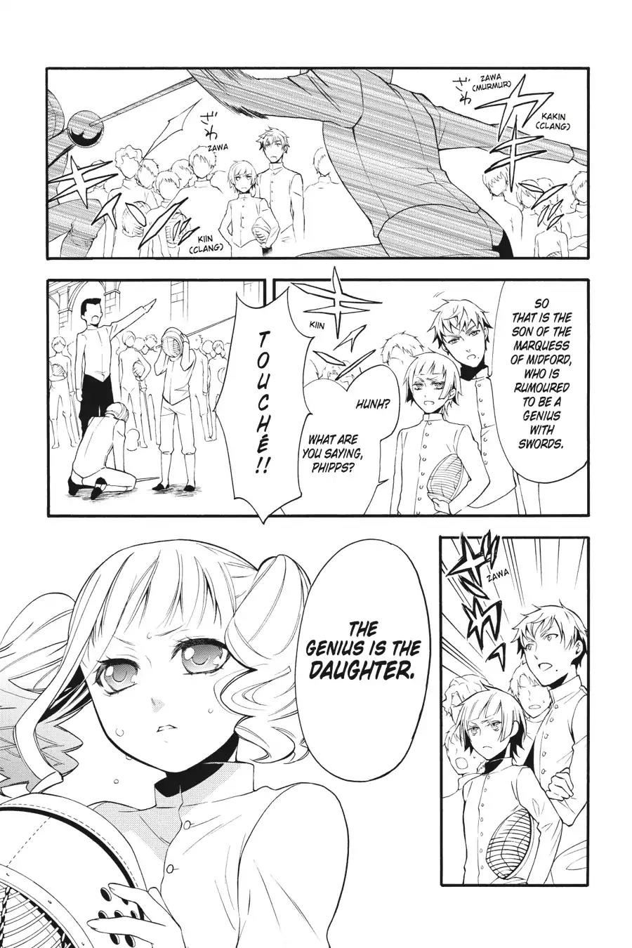 Kuroshitsuji Chapter 58 page 8 - Chapter 58: In the morning: The Butler, Knifehand