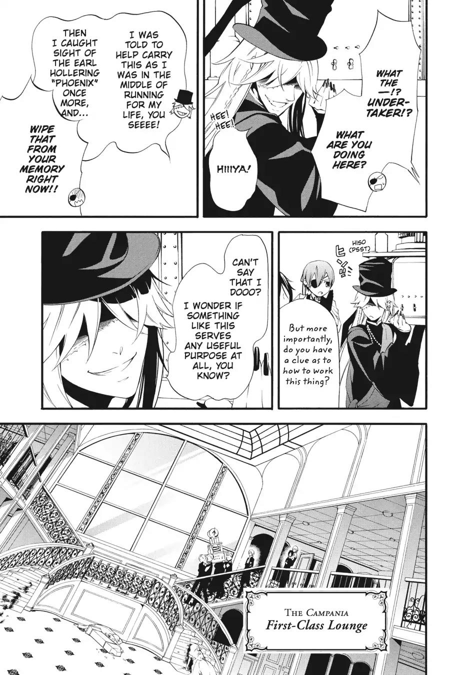 Kuroshitsuji Chapter 59 page 11 - Chapter 59: At noon: The Butler, Compromising
