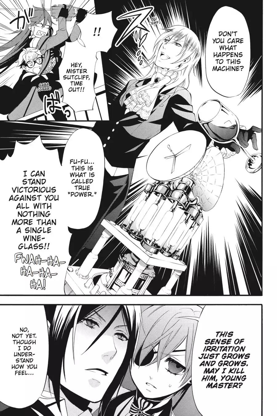 Kuroshitsuji Chapter 59 page 15 - Chapter 59: At noon: The Butler, Compromising