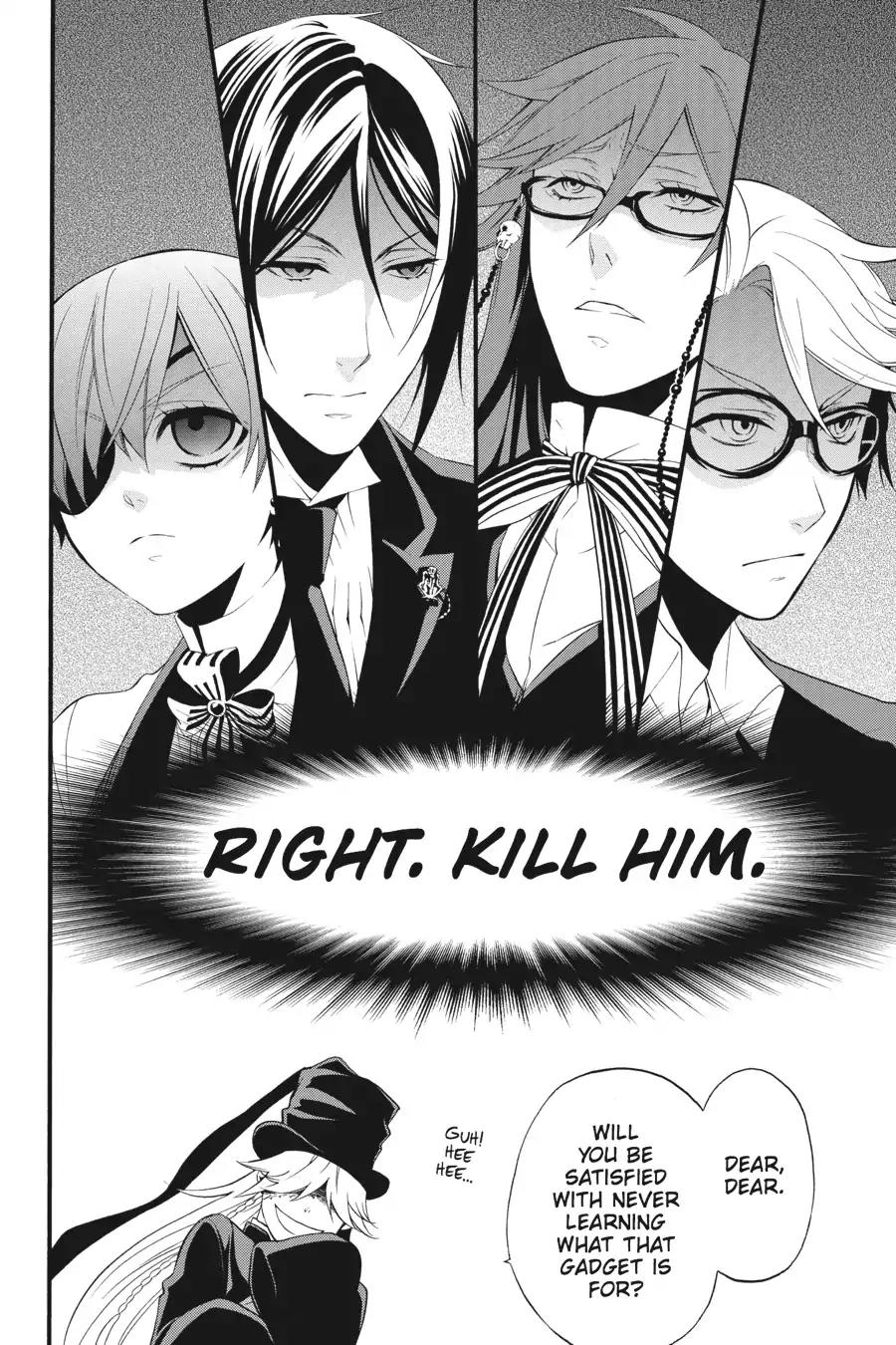 Kuroshitsuji Chapter 59 page 20 - Chapter 59: At noon: The Butler, Compromising