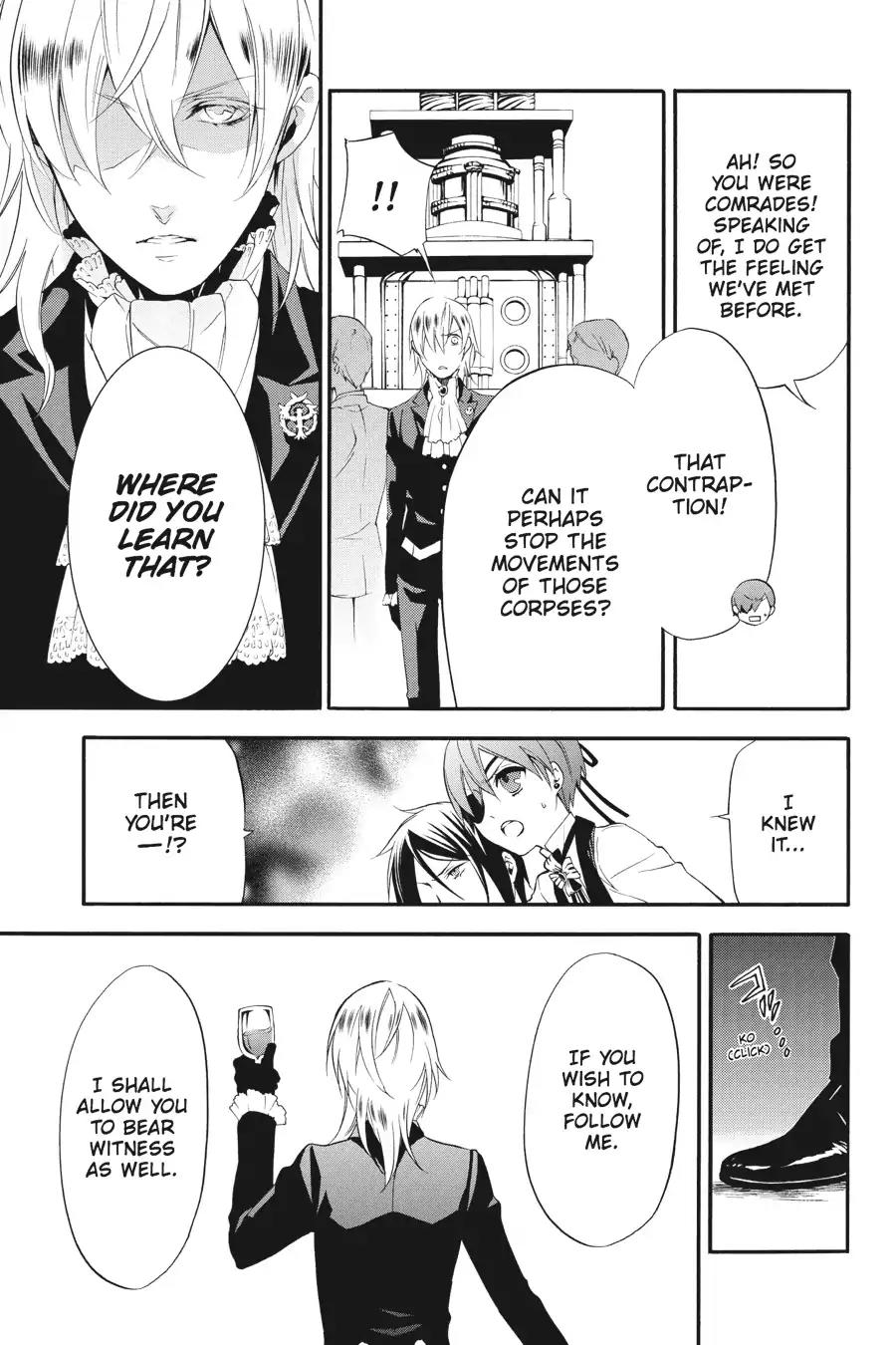 Kuroshitsuji Chapter 59 page 9 - Chapter 59: At noon: The Butler, Compromising