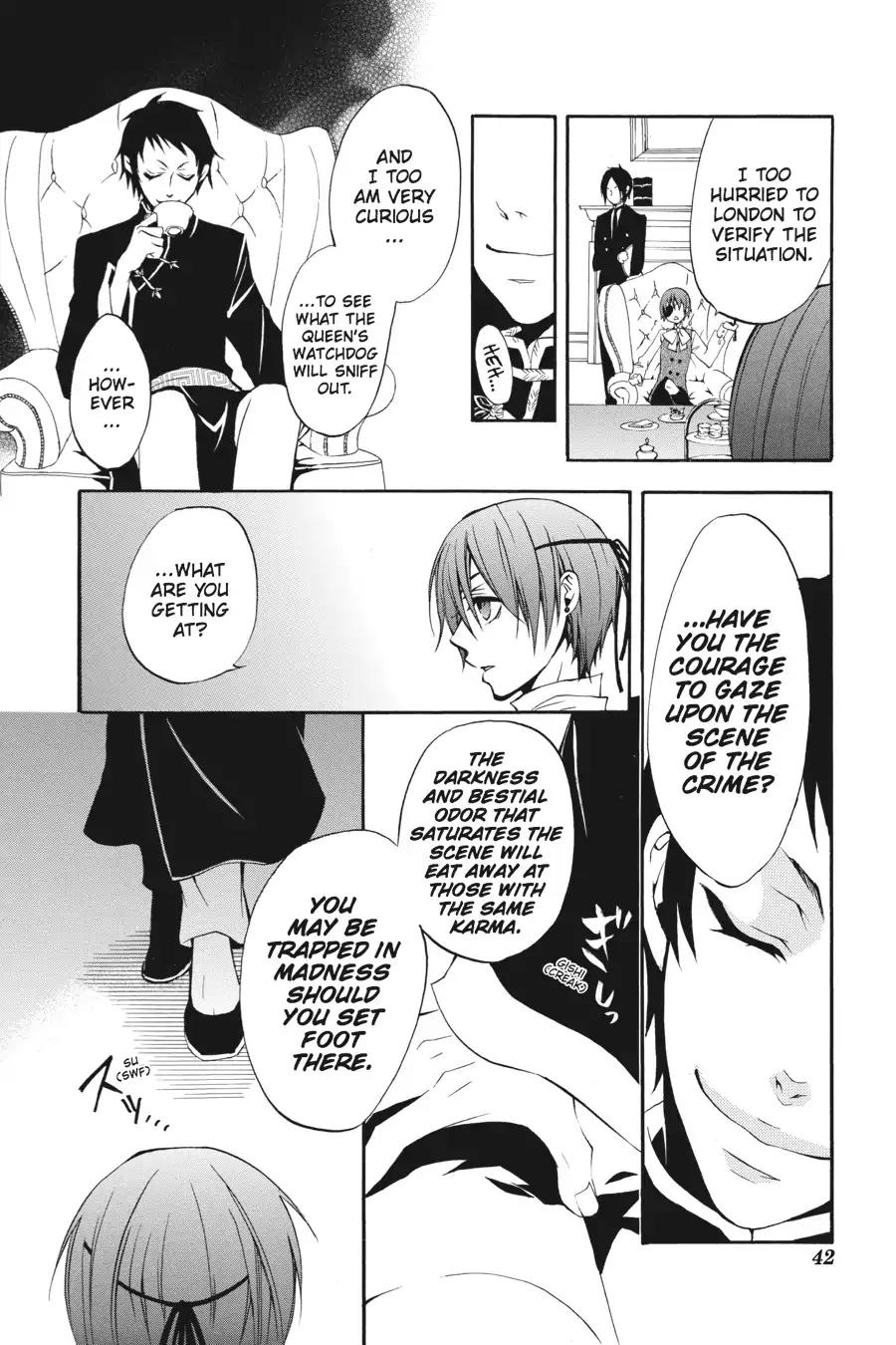 Kuroshitsuji Chapter 6 page 10 - Chapter 6: At noon: The Butler, Activated