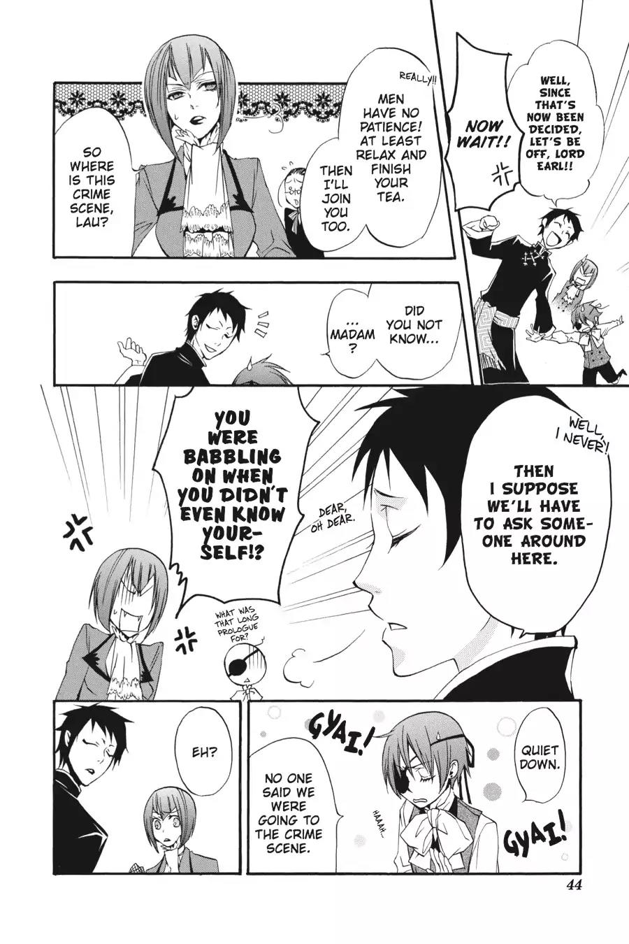 Kuroshitsuji Chapter 6 page 12 - Chapter 6: At noon: The Butler, Activated
