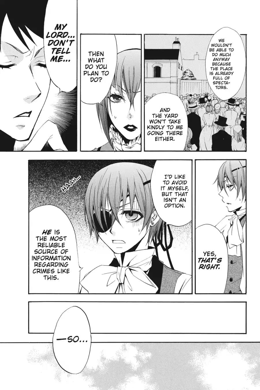 Kuroshitsuji Chapter 6 page 13 - Chapter 6: At noon: The Butler, Activated