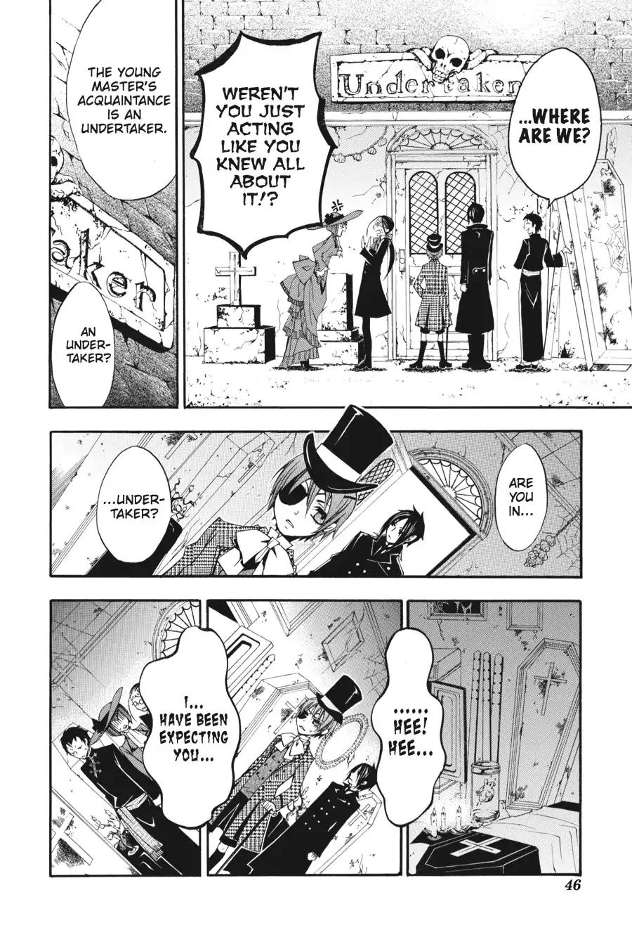 Kuroshitsuji Chapter 6 page 14 - Chapter 6: At noon: The Butler, Activated