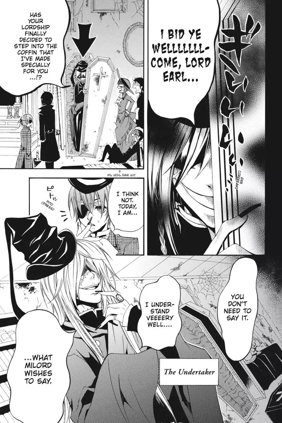 Kuroshitsuji Chapter 6 page 15 - Chapter 6: At noon: The Butler, Activated